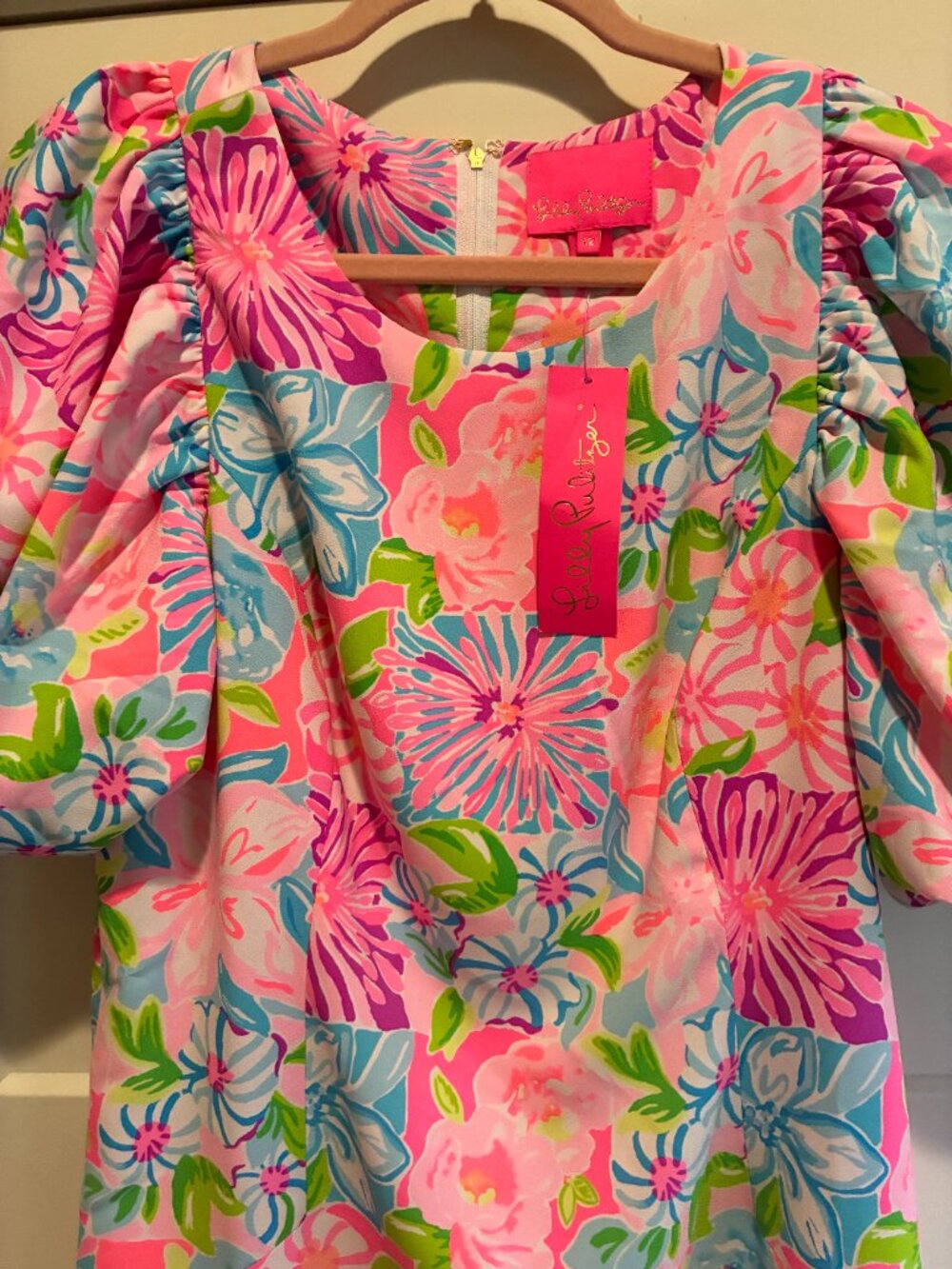 Lilly Pulitzer Multi Pink Green Blue Floral Maxi Dress - Picture 2 of 3